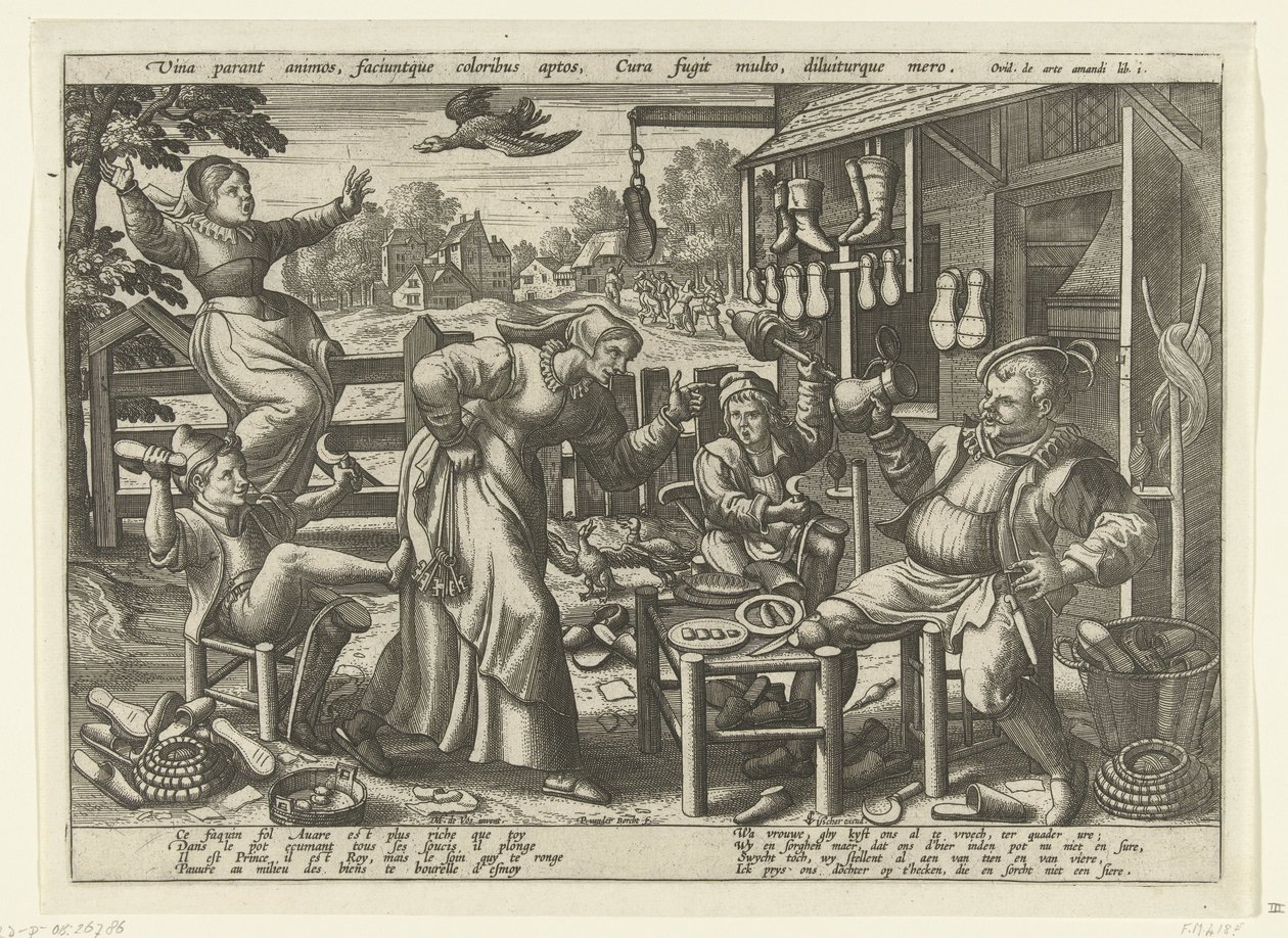 Het bedorven huishouden door Pieter van der Borcht (I)