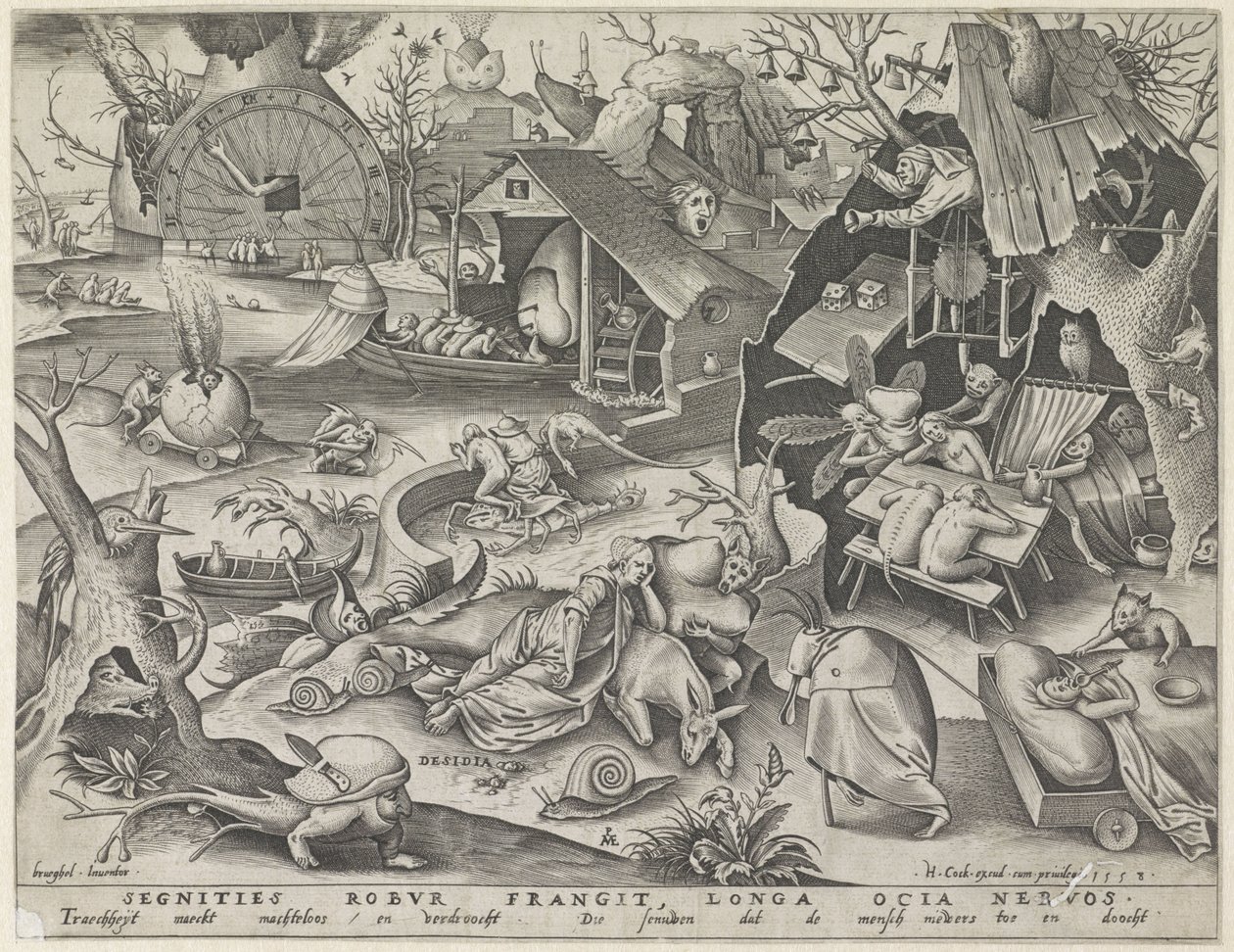 Luiheid door Pieter van der Heyden