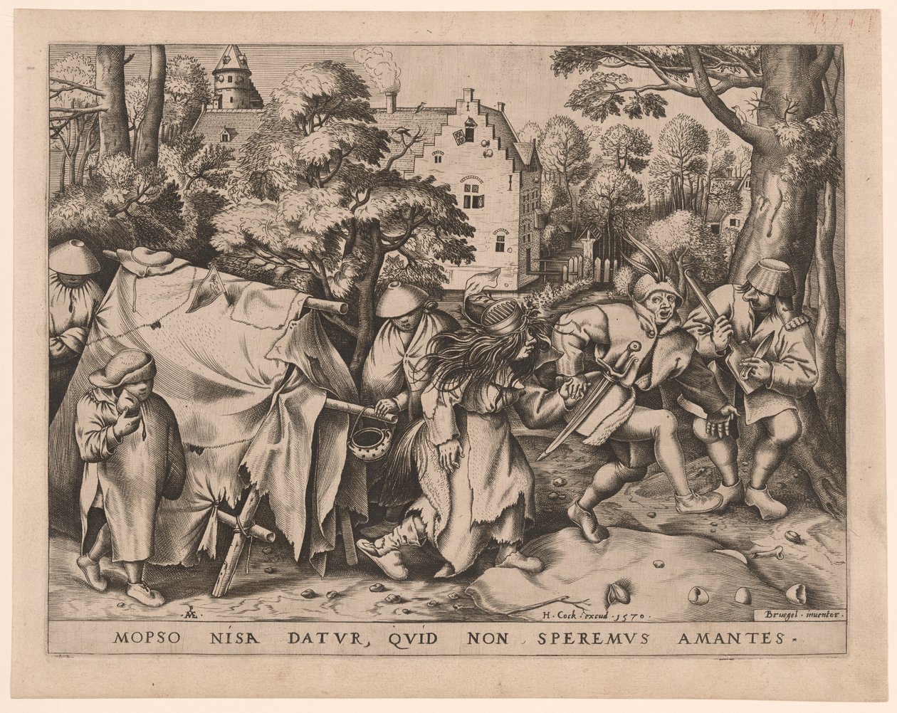 De vieze bruid, of De bruiloft van Mopsus en Nisa door Pieter van der Heyden