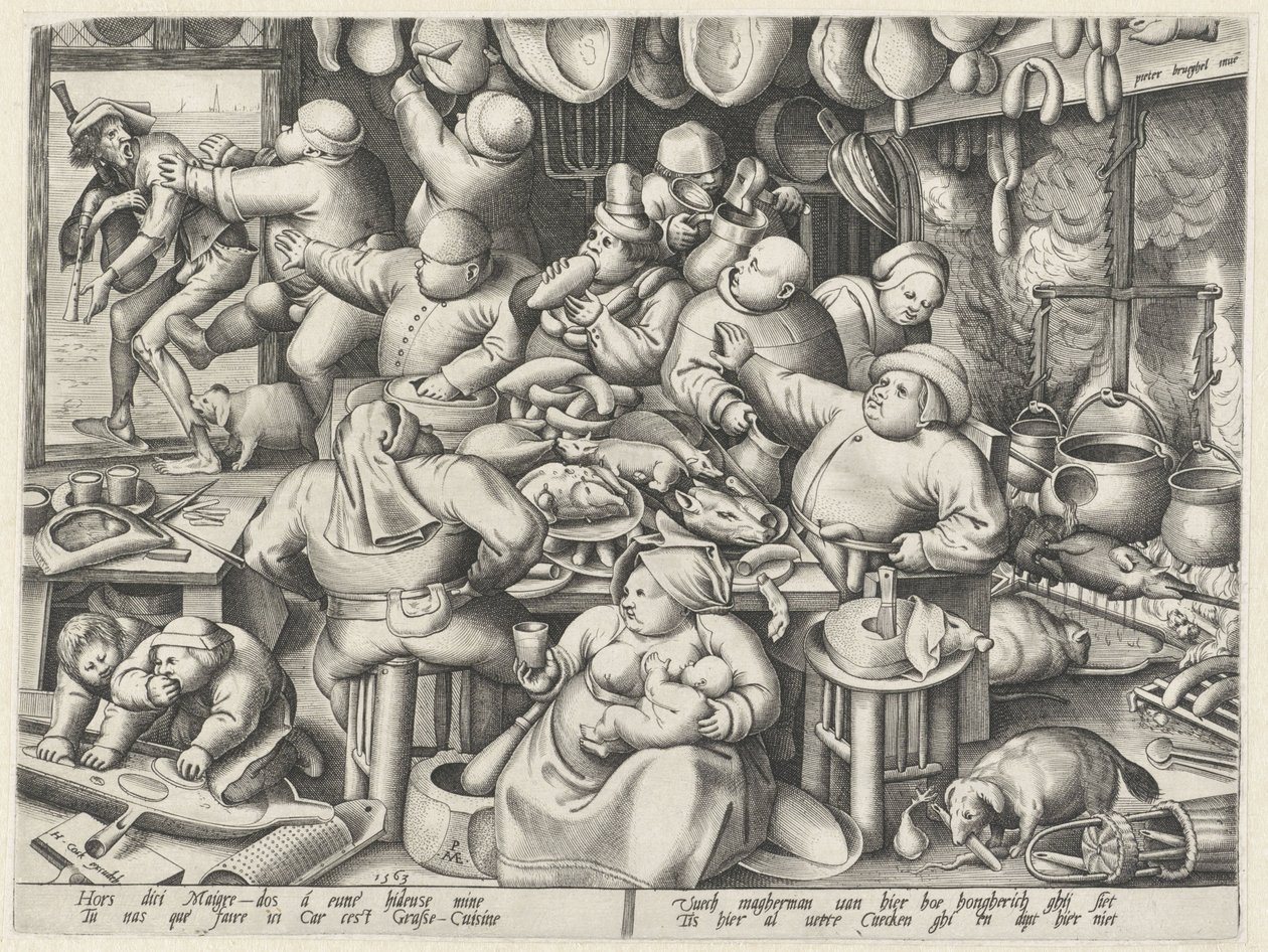 Vette keuken door Pieter van der Heyden