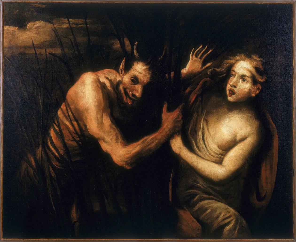 Pan en Syringa, ca. 1630-78 door Pietro della Vecchia