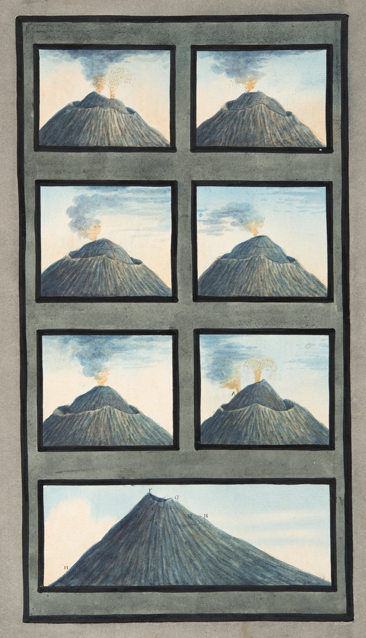 Uitbarsting van de Vesuvius van 8 juli tot 29 oktober, 1767, uit 