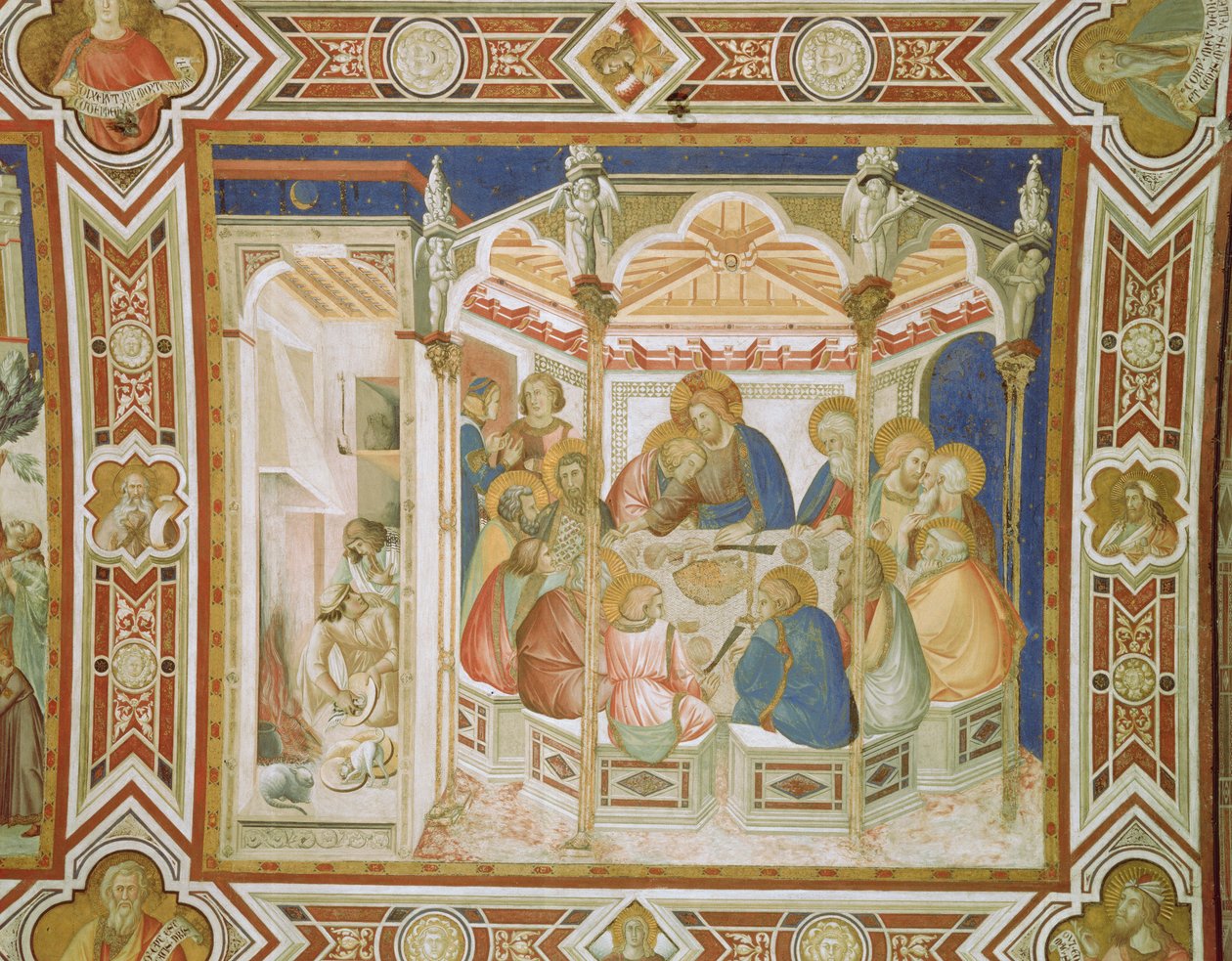 Het Laatste Avondmaal door Pietro Lorenzetti