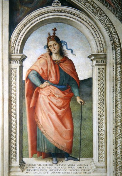 Cato van Utica (95-46 v.Chr.) uit de Sala dell