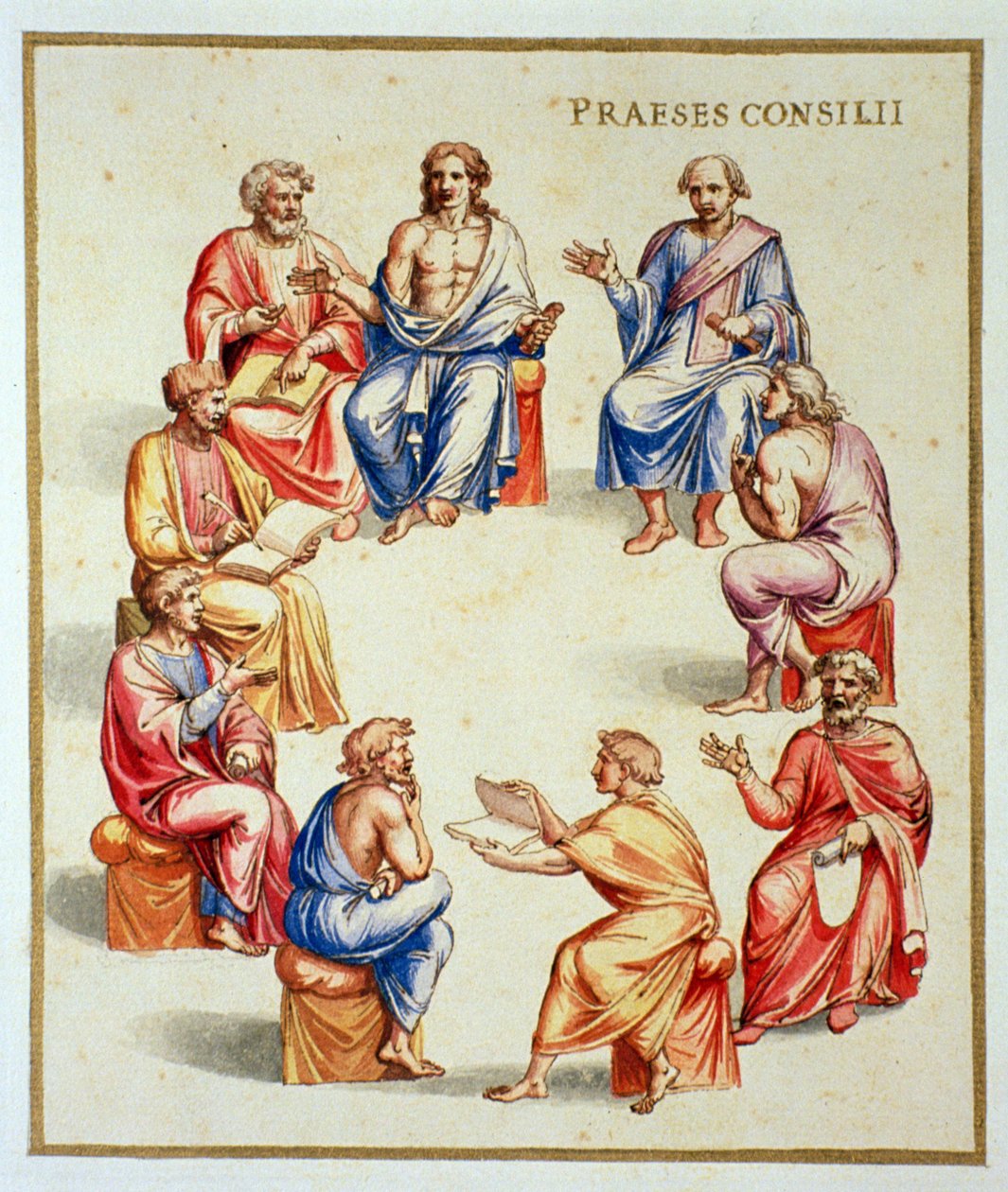 Ms Gen 1496 Plaat CXXXIII Senaat, 1674 door Pietro Santi Bartoli