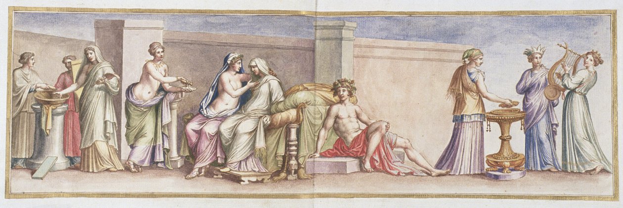 Aldobrandini Bruiloft, 1674 door Pietro Santi Bartoli