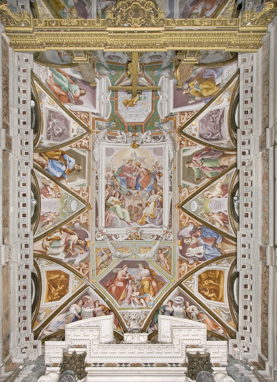 De Kroning van de Maagd Maria door Pietro Sorri