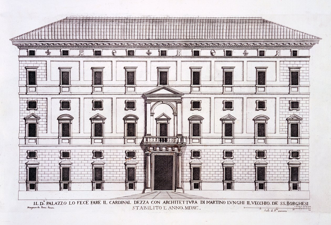 Palazzo Borghese, Rome, uit 