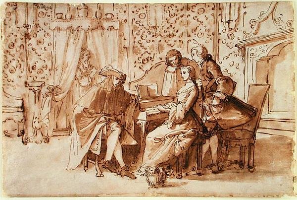 Een muziekfeest door Pietro Antonio Novelli