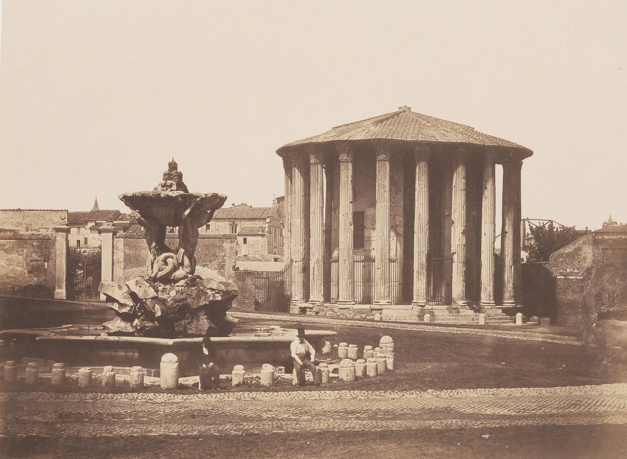 Tempel van Vesta door Pietro Dovizielli