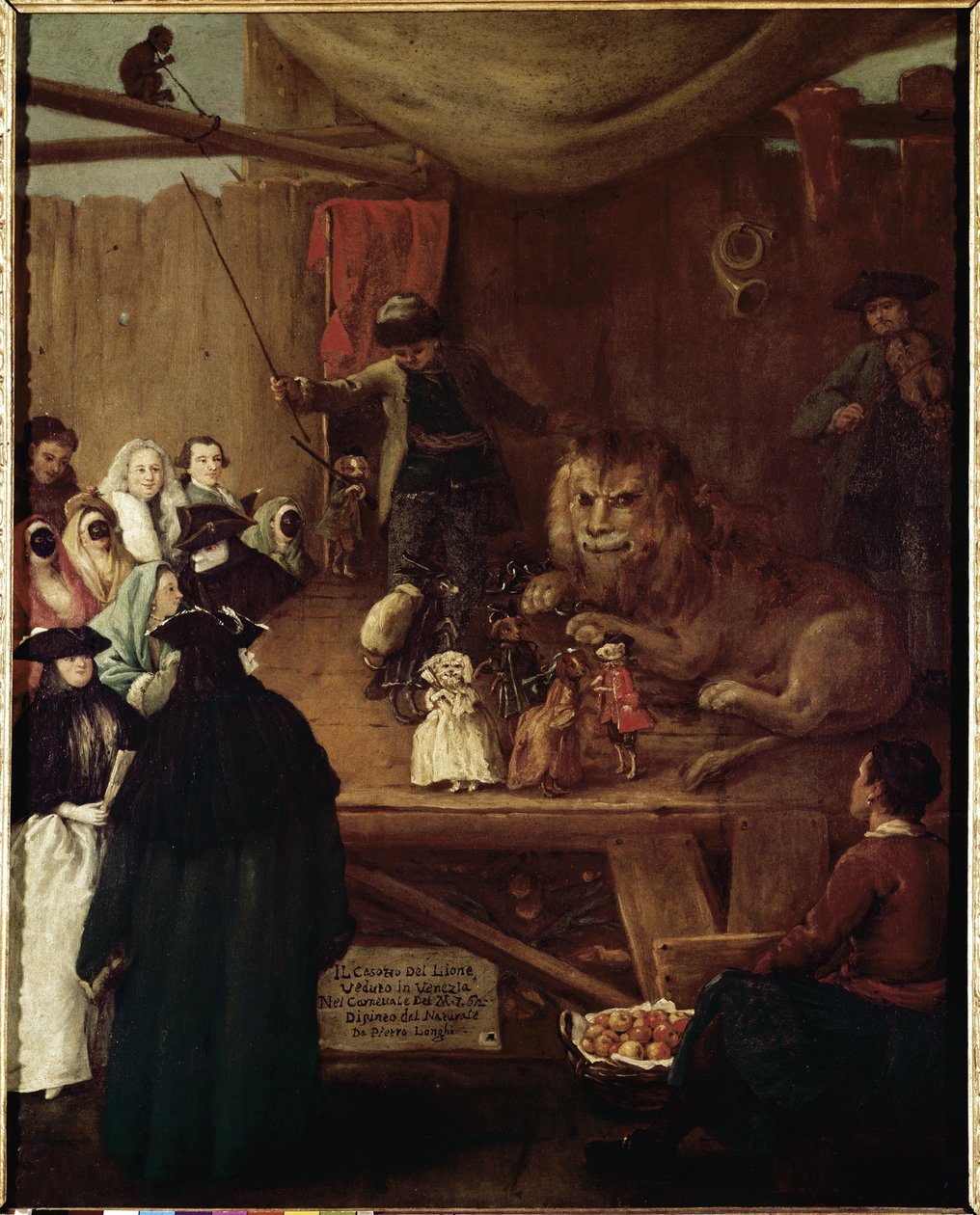 De leeuwenkabine door Pietro Longhi