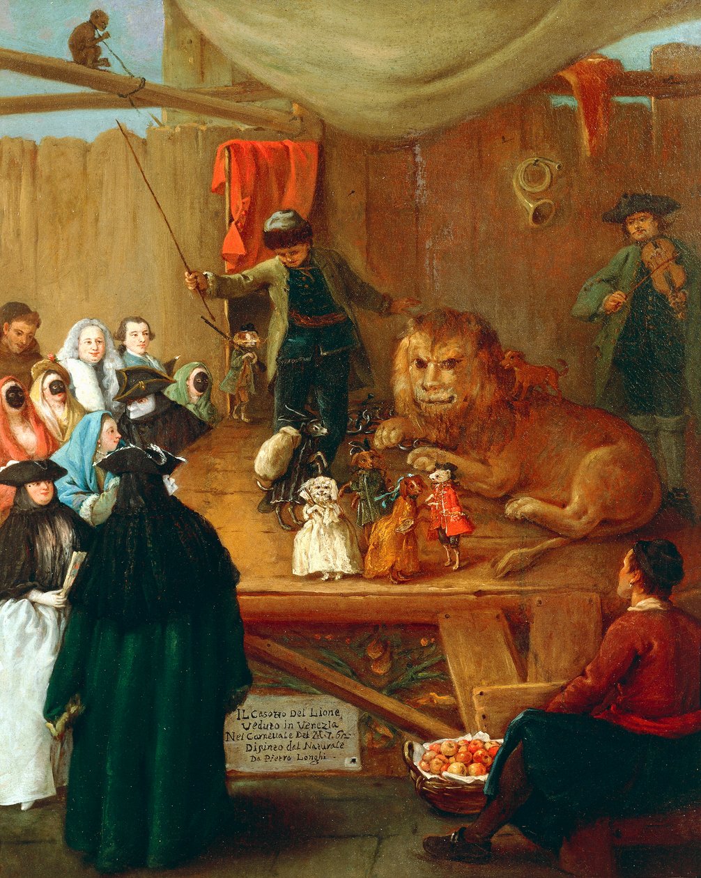 De hut van de leeuw door Pietro Longhi