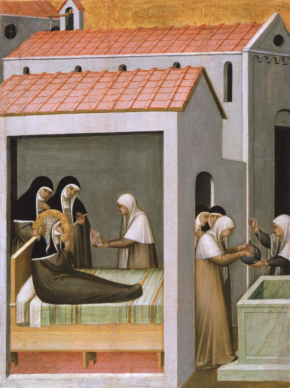 Das Eiswunder der heiligen Humilitas door Pietro Lorenzetti