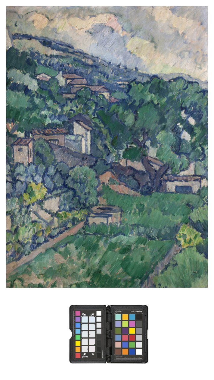 Heuvels, 1922 door Pietro Marussig
