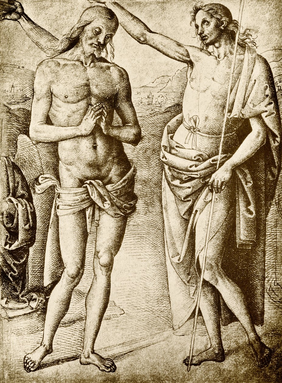 Doop van Christus door Pietro Perugino
