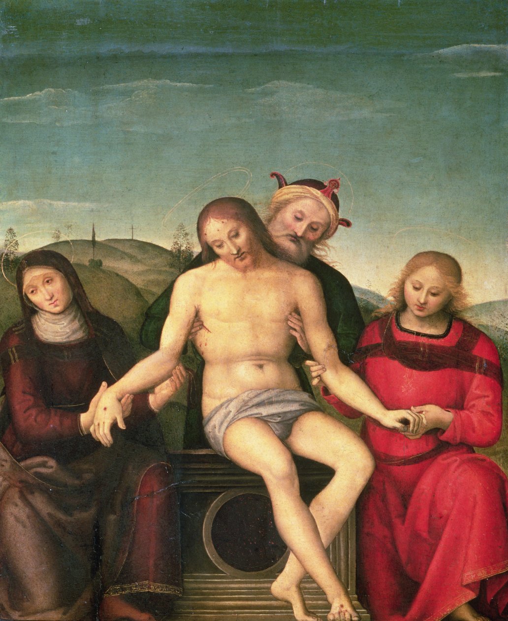 Pieta, 1497 door Pietro Perugino