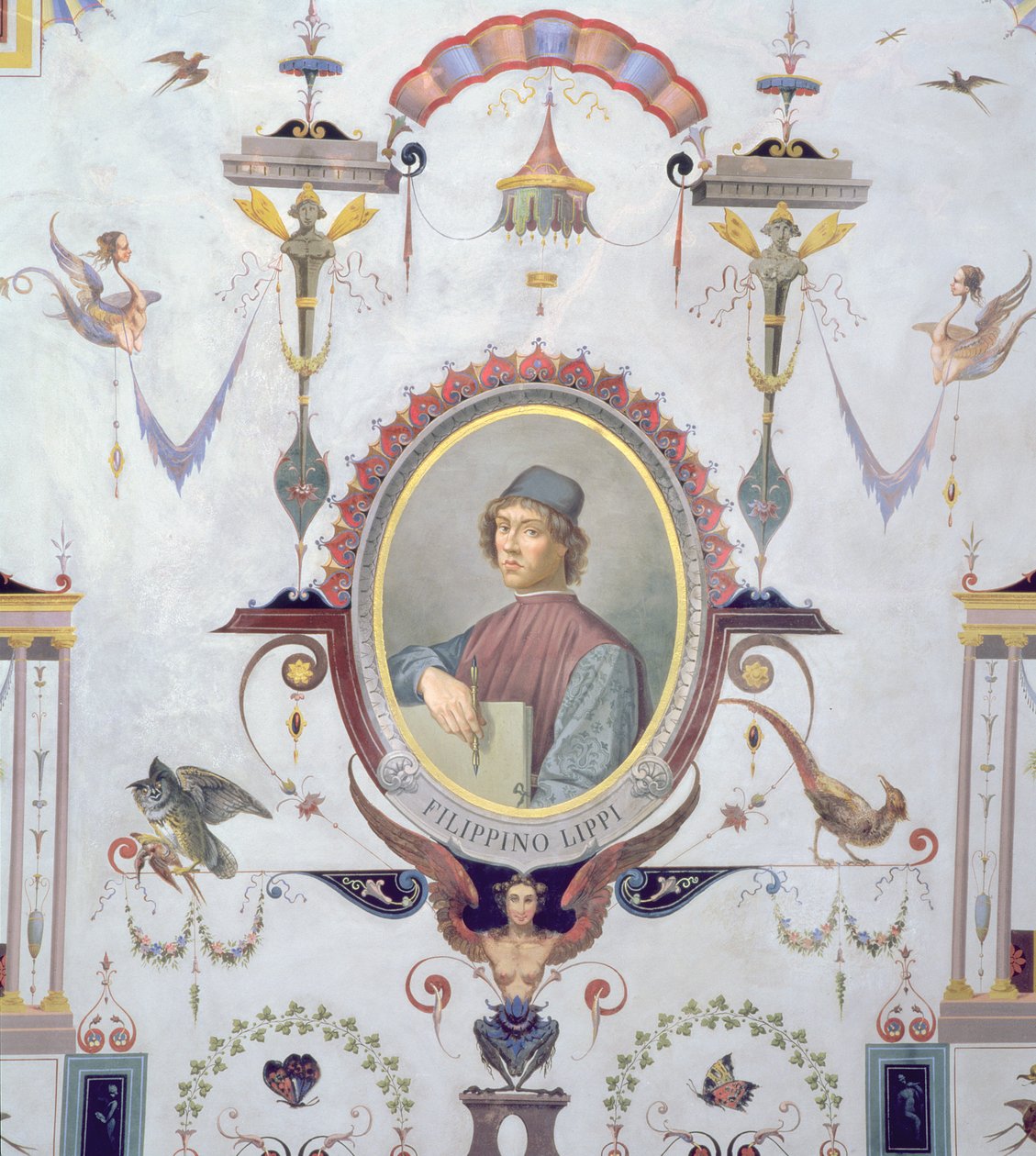 Portret van Filippino Lippi door Pietro Pezzati