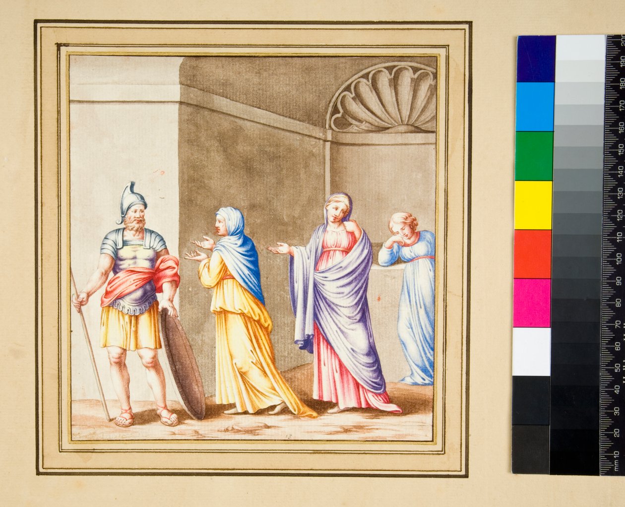 De zogenaamde Coriolanus door Pietro Santi Bartoli