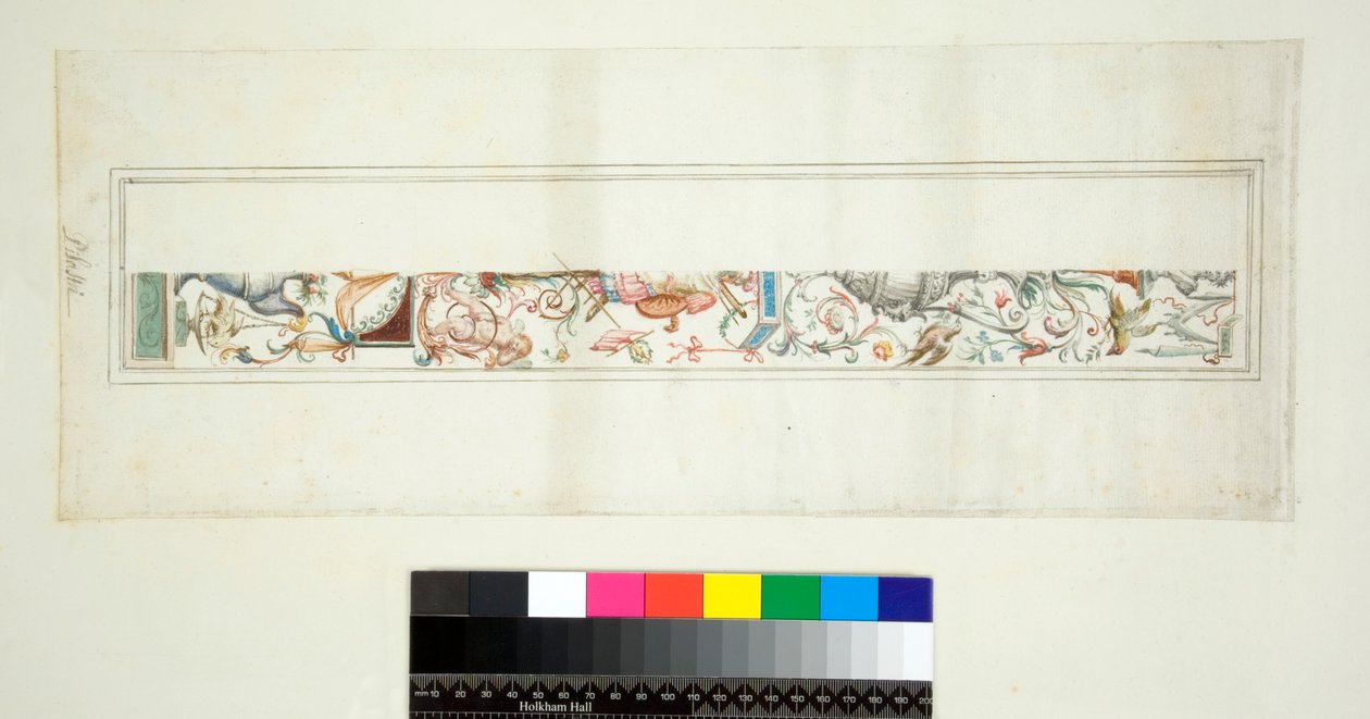 Gewelf van de Villa Madama door Pietro Santi Bartoli