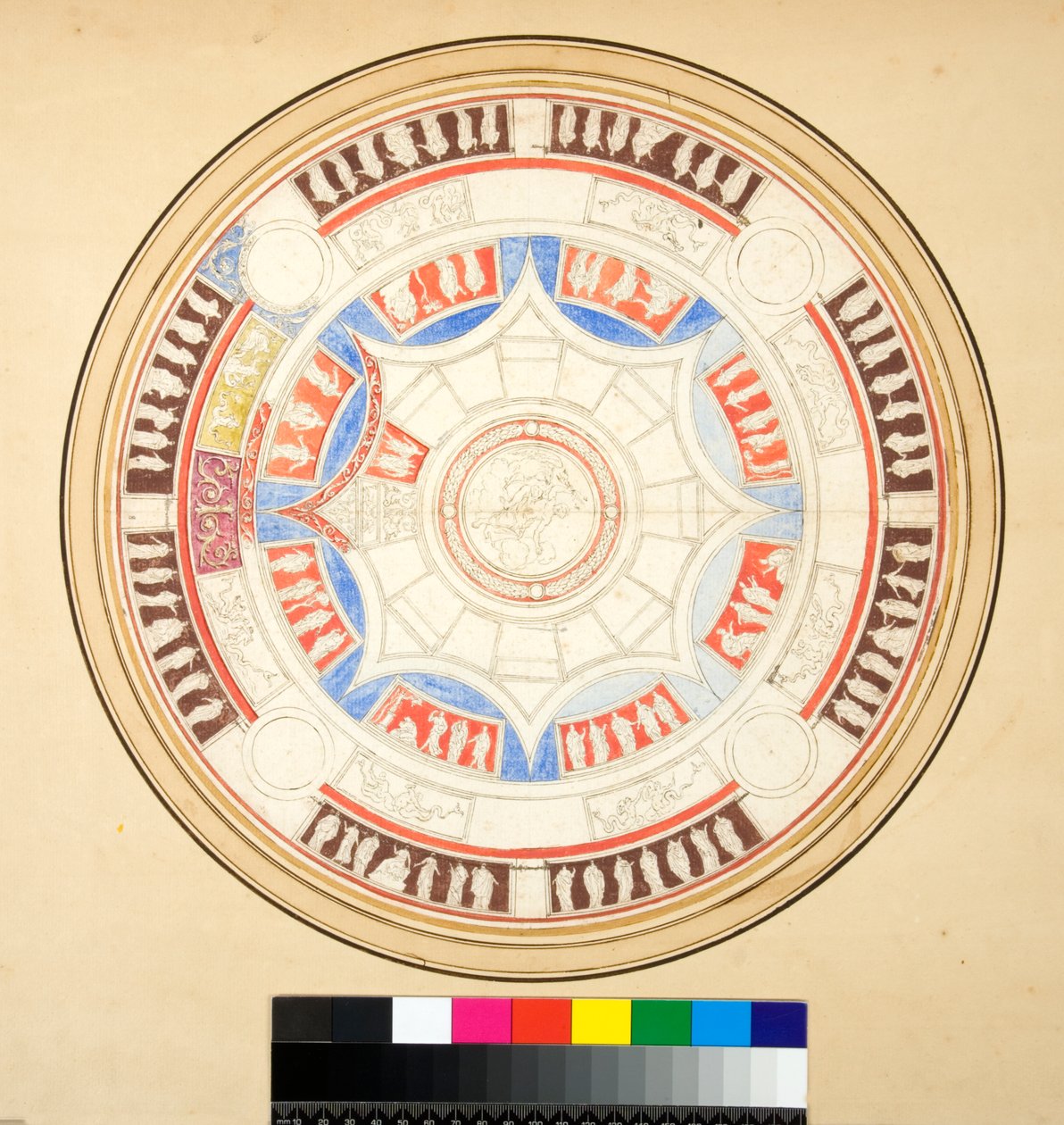 Volta di Giove in de Domus Aurea door Pietro Santi Bartoli