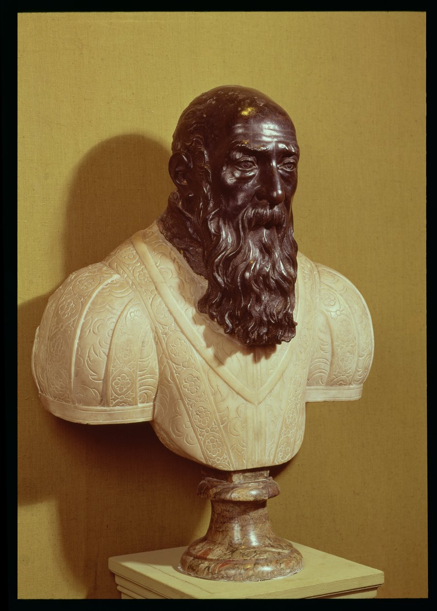 Portretbuste van Jean de Bologna (c.1529-1608) 1608 door Pietro Tacca