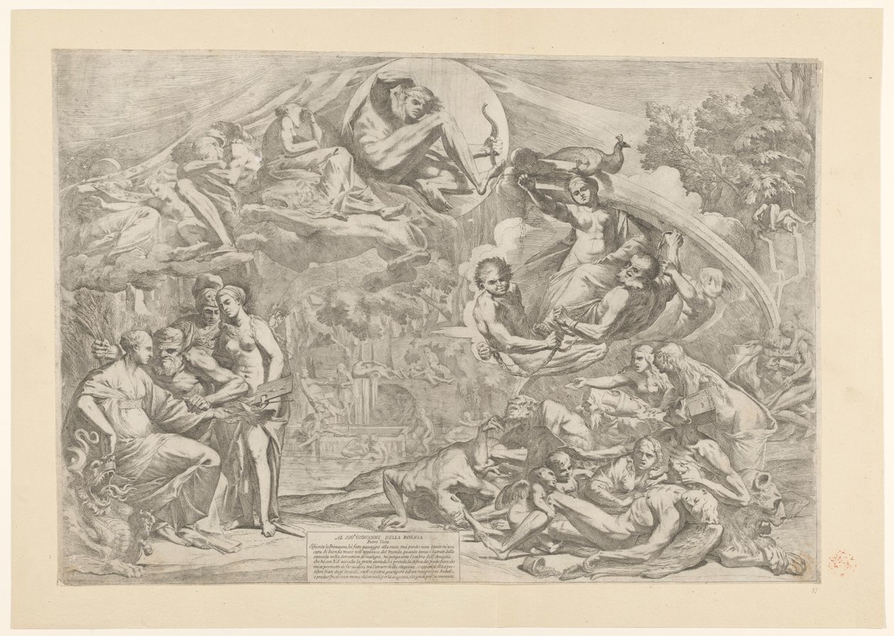 Allegorie van de Zomer door Pietro Testa