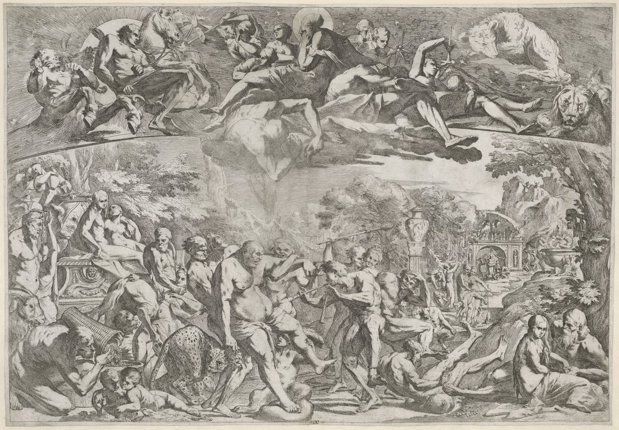 Allegorie van de herfst door Pietro Testa