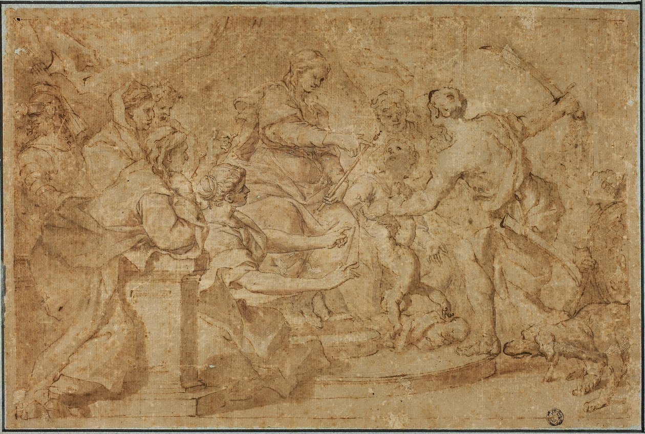 Oordeel van Salomo door Pietro da Cortona