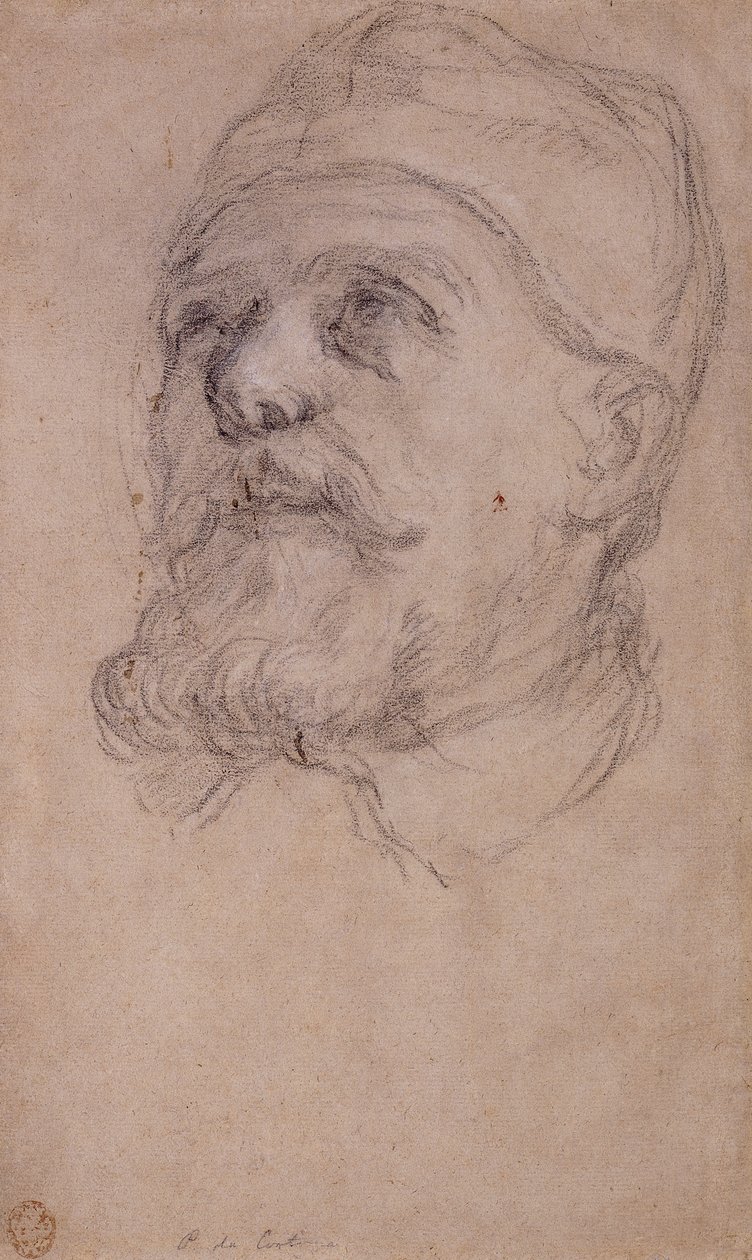 Het Hoofd van Paus Urbanus VIII door Pietro da Cortona