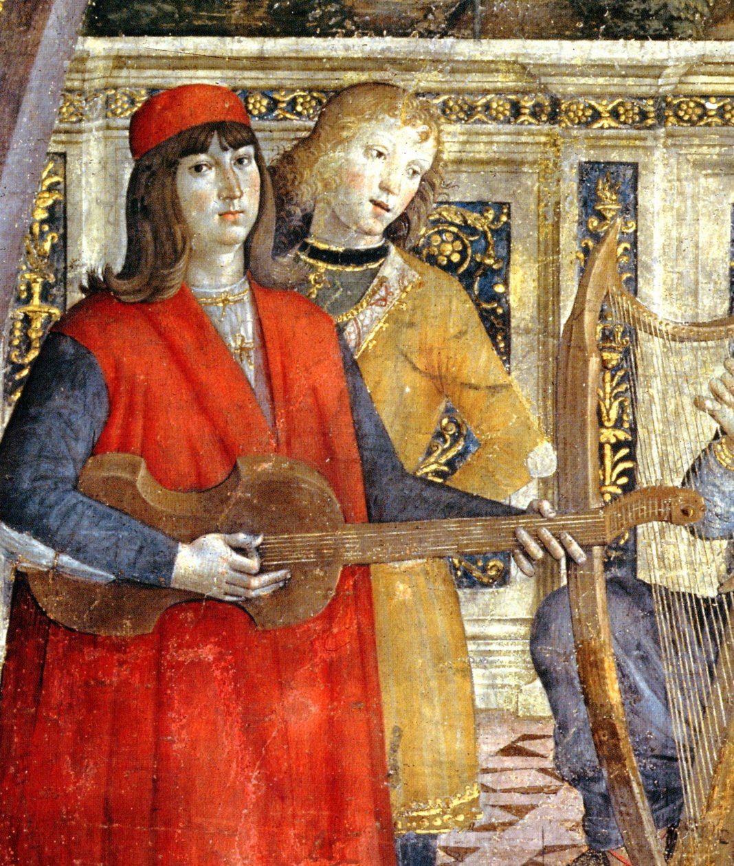 De muziek door Pinturicchio