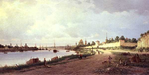 Pskov, 1876 door Piotr Petrovitch Weretshchagin