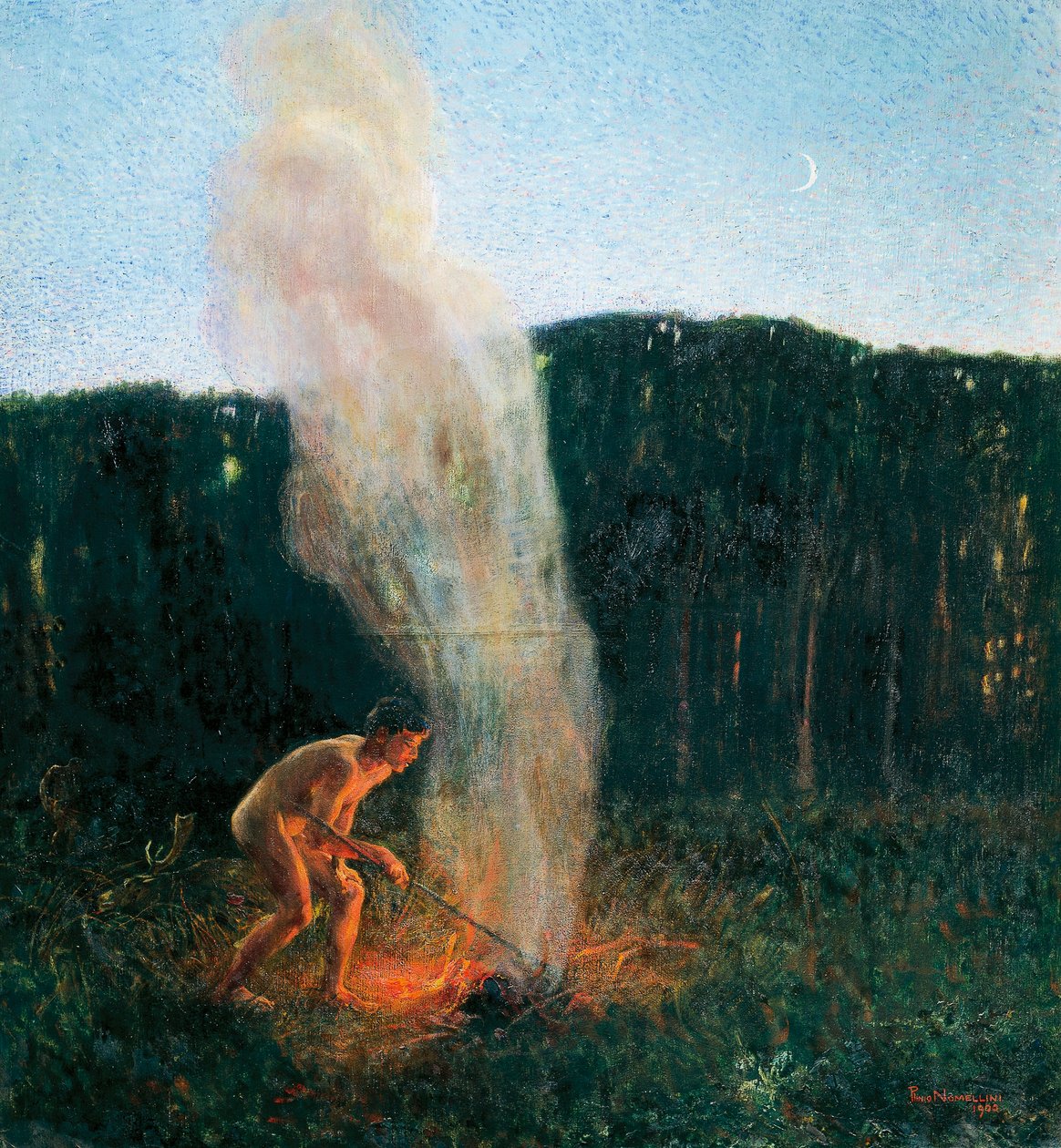 Rookkolom door Plinio Nomellini