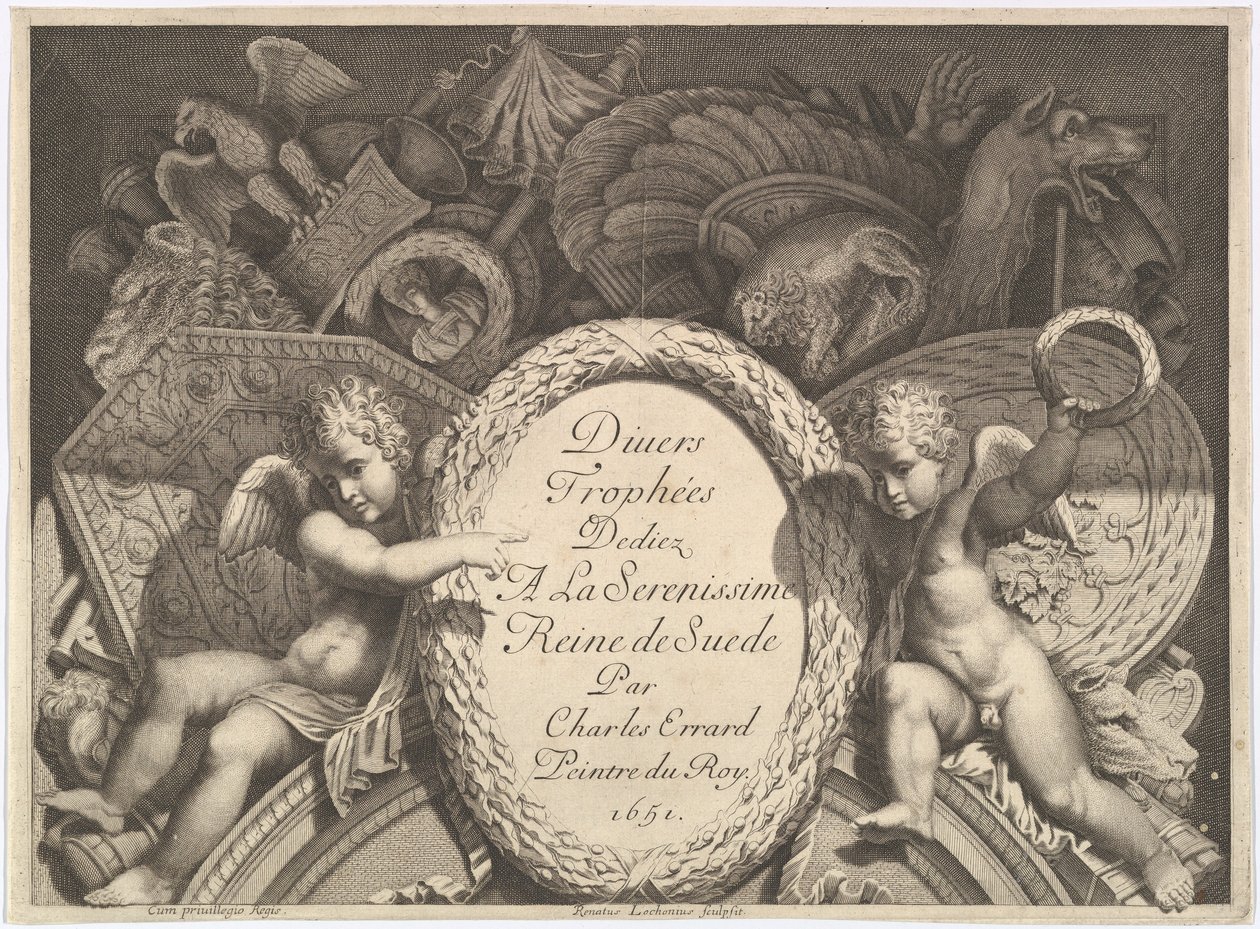 Titelpagina van Diverse trofeeën wapentrofeeën na de gevel van Palazzo Milesi in Rome door Polidoro da Caravaggio