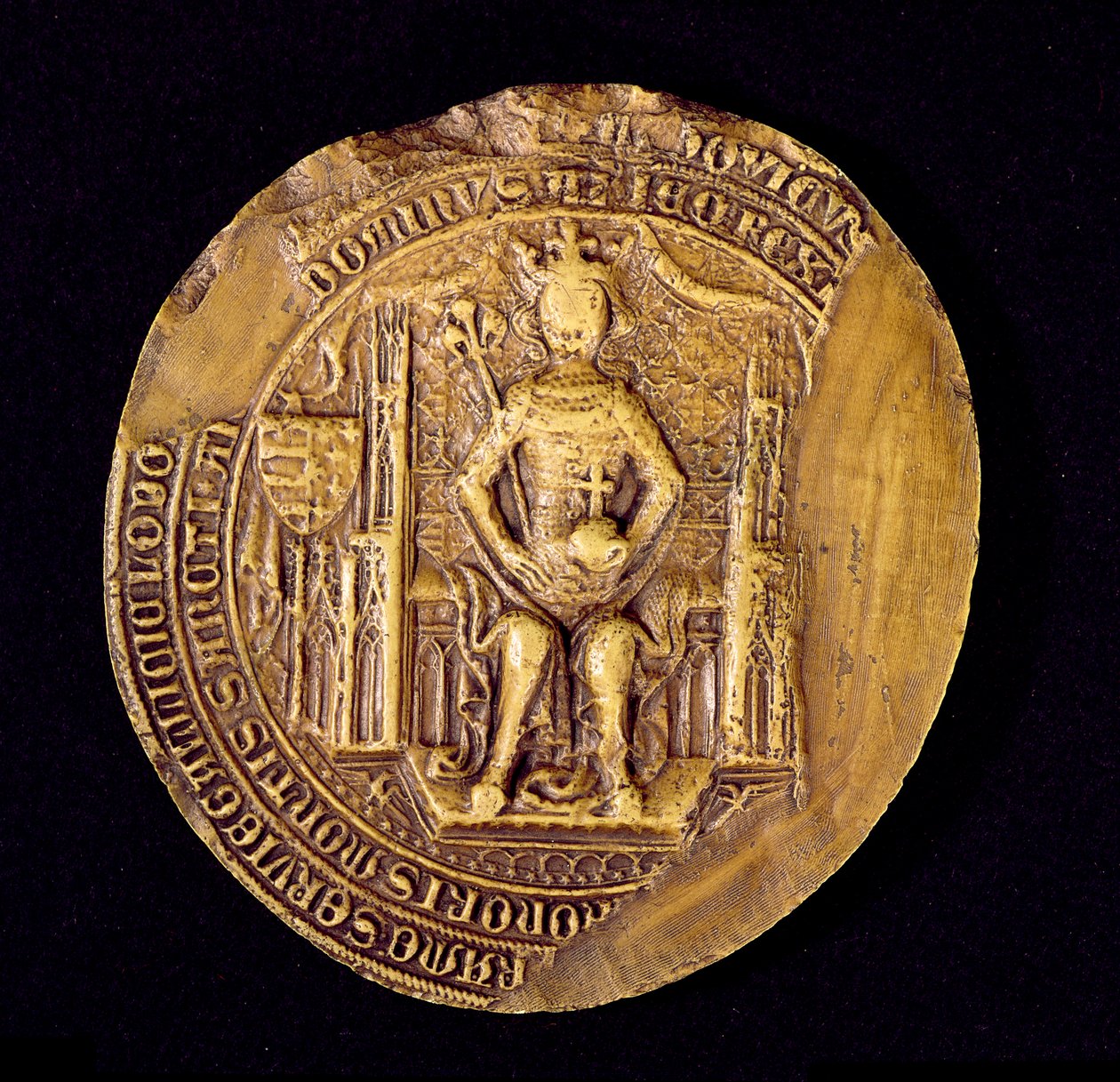 Zegel van Lodewijk I (1326-82) de Grote, Koning van Polen door Polish School