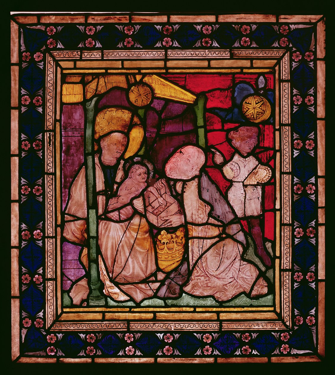 De Aanbidding der Wijzen, 1430-40 door Polish School