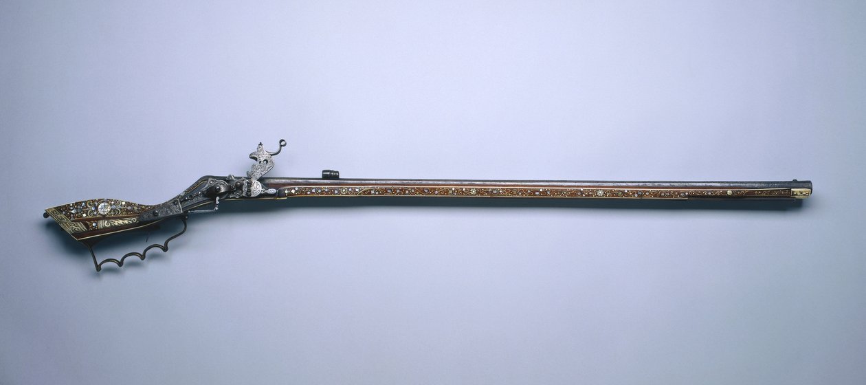 Tschinki, wielslot jachtgeweer, ca. 1630-50 door Polish School