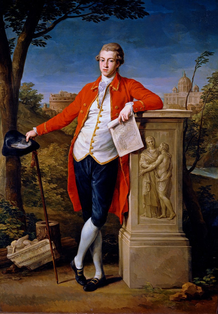 Portret van Francis Basset, 1e Baron de Dunstanville en Basset (1757-1835) door Pompeo Batoni