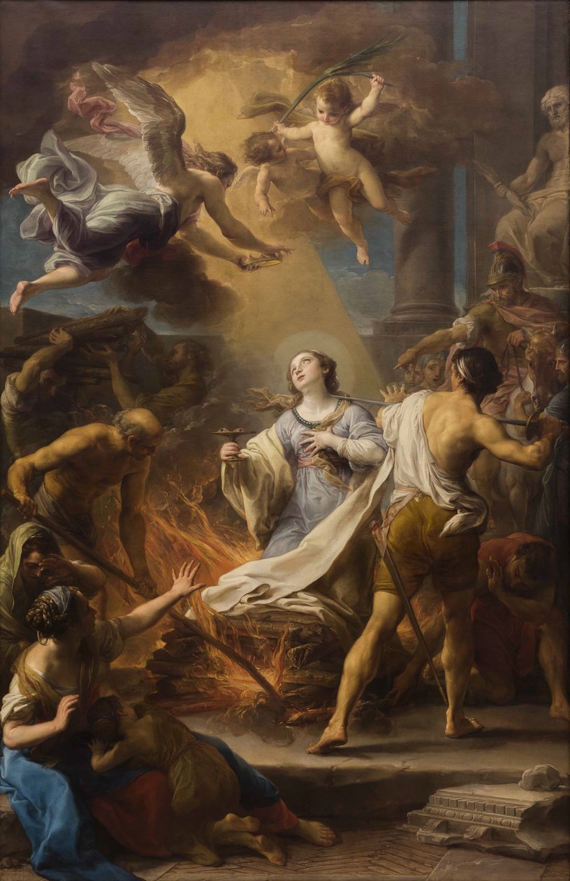 Martelaarschap van de heilige Lucy Pompeo Girolamo Batoni door Pompeo Batoni