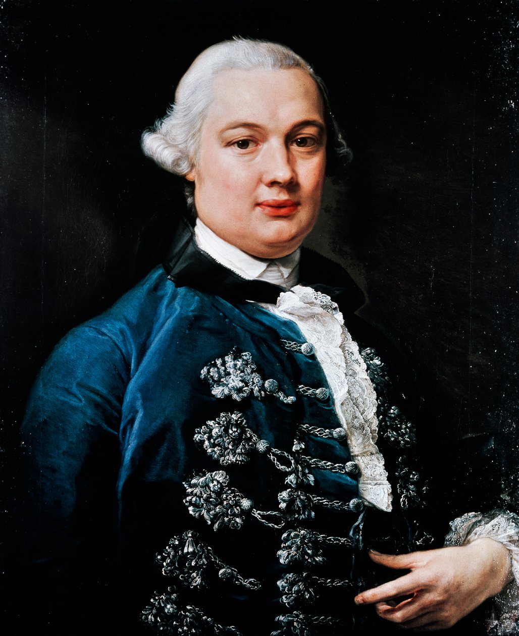 Portret van James Bruce (Kinnaird) door Pompeo Girolamo Batoni