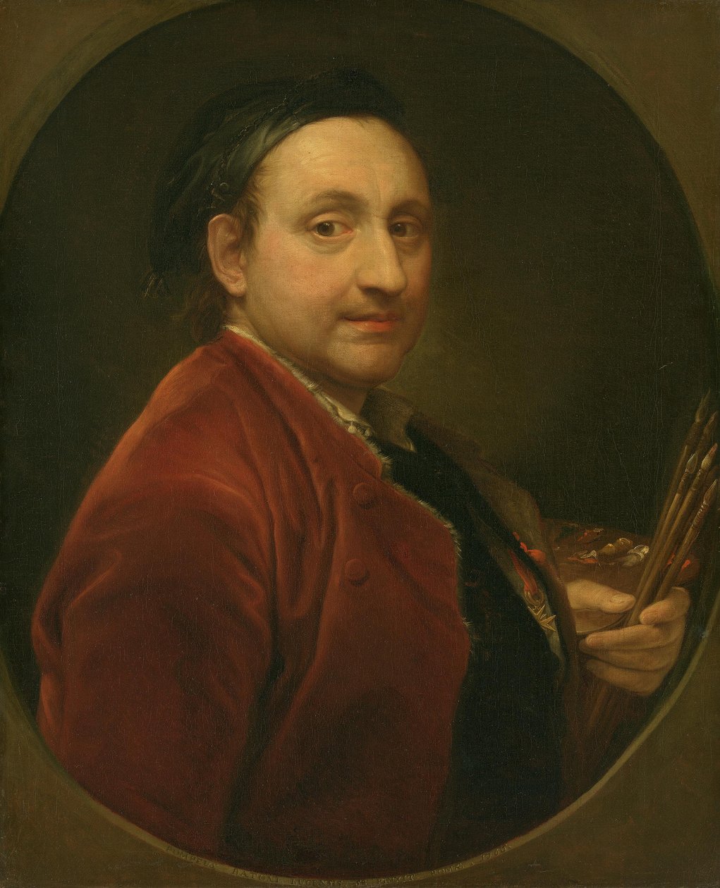 Zelfportret door Pompeo Girolamo Batoni