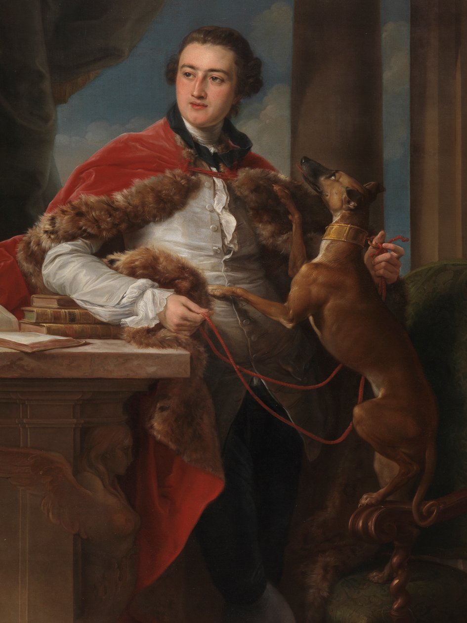 De 7e Graaf van Northampton, voor 1787 door Pompeo Girolamo Batoni