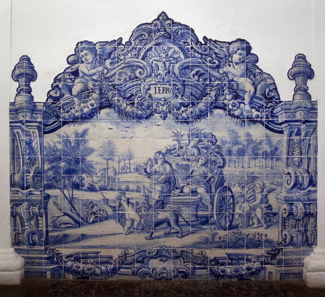 Allegorie van de Aarde door Portuguese School