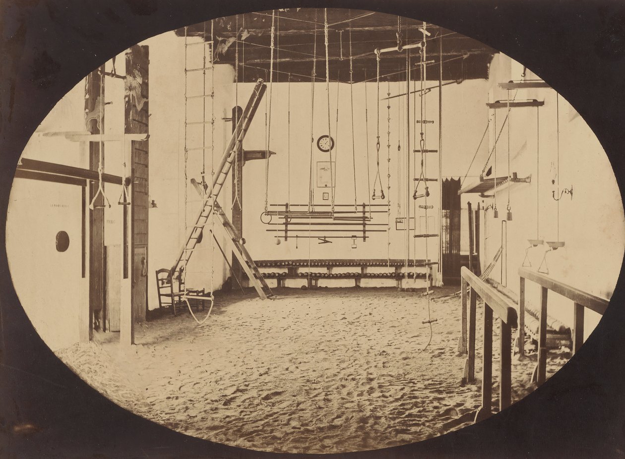 Gimnasio López, de Sevilla, ca. 1860 door Possibly by Luigi Pesce.