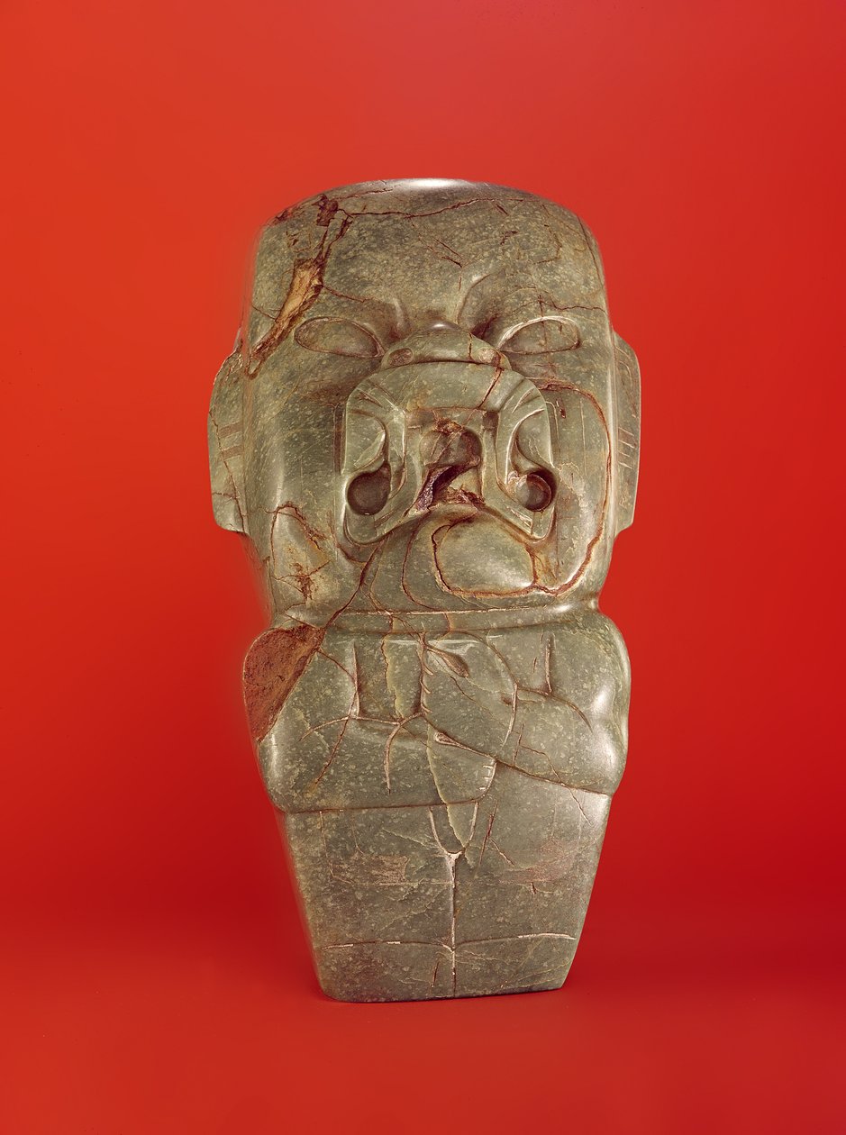 De Kunz-bijl, Olmec, mogelijk uit Oaxaca, Mexico door Pre Columbian