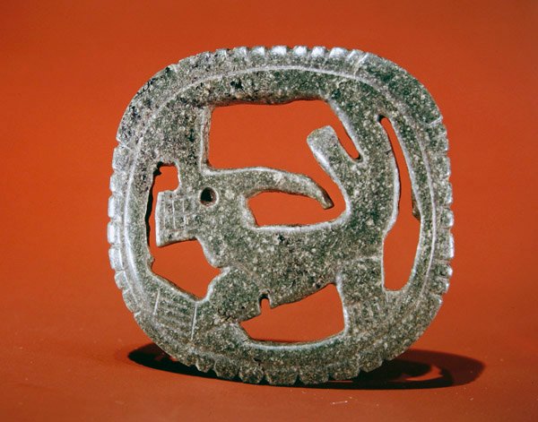 Opengewerkte dierenplaat, uit Guacimo, Linea Vieja gebied door Pre Columbian Pre Columbian