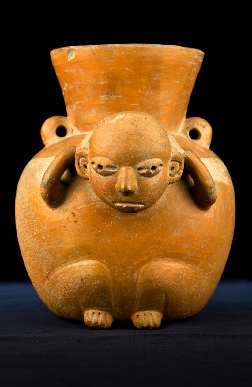 Draagvaas / Precolumbiaanse kunst (terracotta) door Precolombian Precolombian
