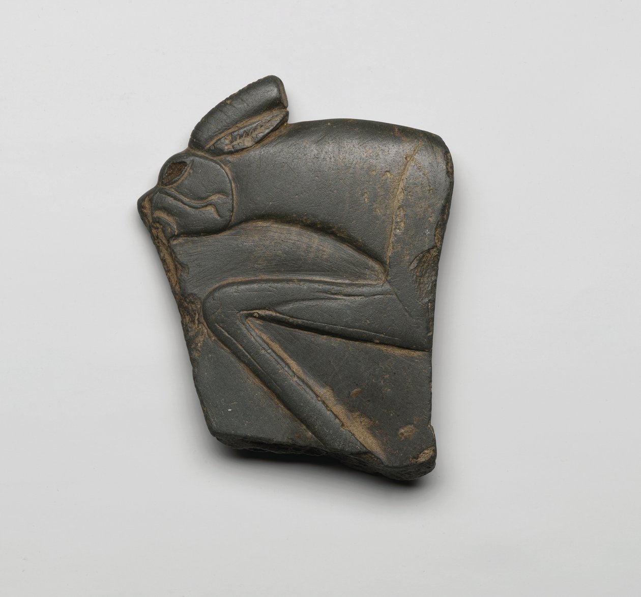 Fragment van een palet, Opper-Egypte, ca. 3300-3100 v.Chr. door Predynastic Period Egyptian