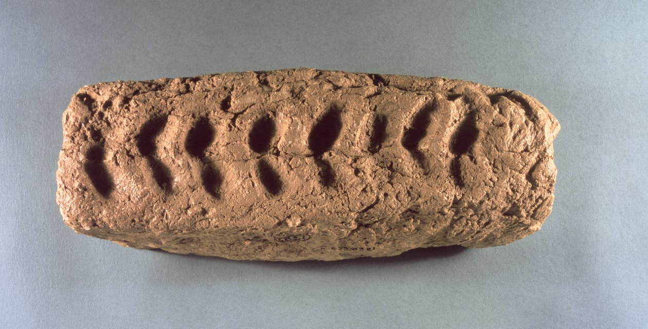 Prehistorisch fragment uit Jericho door Prehistoric