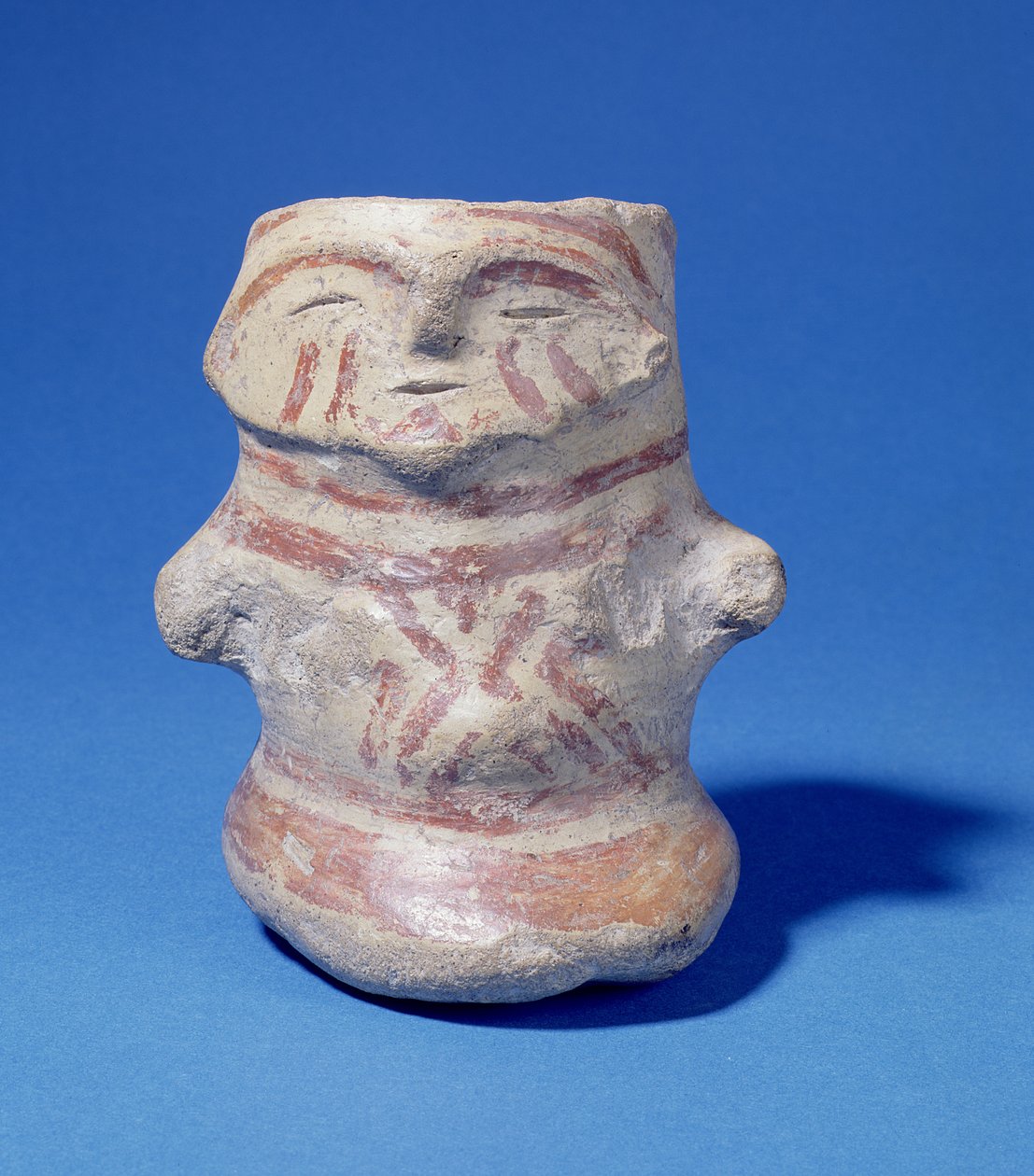 Vaartuig in menselijke vorm, Hacilar, Turkije, ca. 5500 v.Chr. door Prehistoric