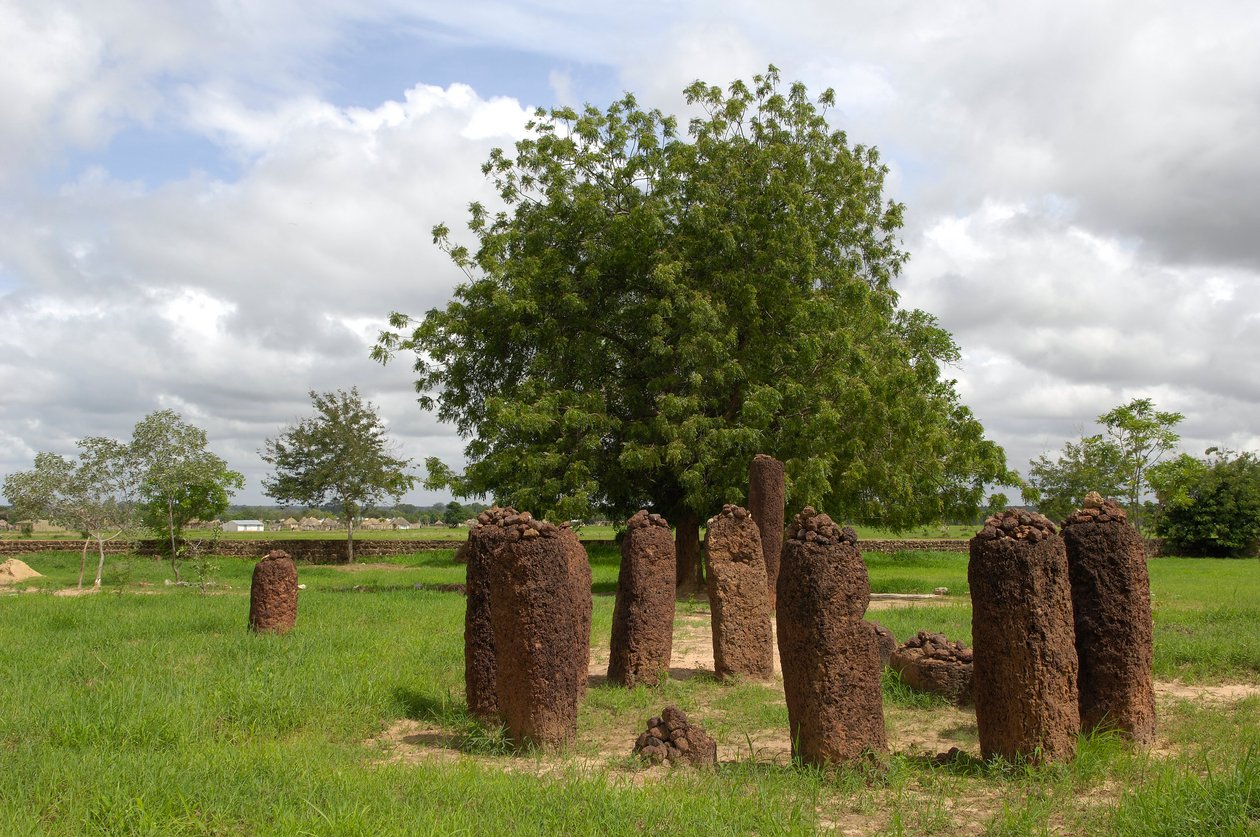 Prehistorie: Megalithische steencirkel van Wassu, Gambia (foto) door Prehistoric Prehistoric